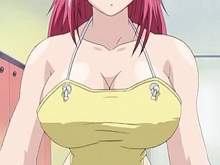 सेक्सी महिला एक बिना सेंसर थ्रीसम फोनों हेनतई है