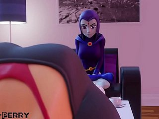 Raaf y starfire animacion futa