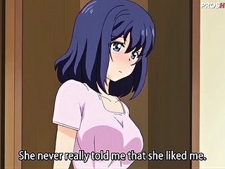 Lesbische zus maakt een trio hentai anime