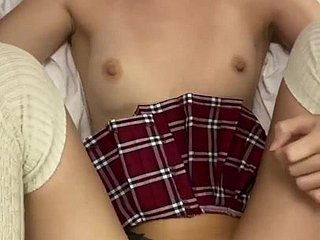 Faire l'amour avec une délicieuse vidéo POV d'écolière
