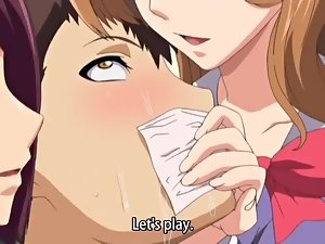 Perempuan-perempuan simpanan muda menguasai, menghisap, fuck strapon boytoy yang
