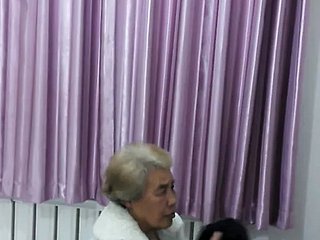 Chinese granny with chum around with annoy lave