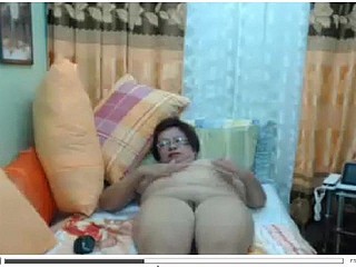 Filipina Asian Of age Madura Oma dengan Kacamata